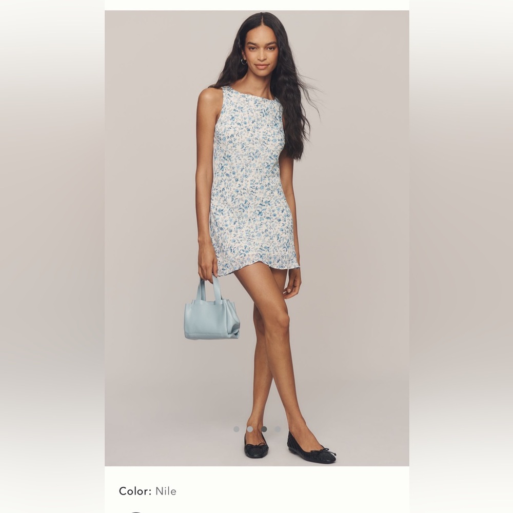 NWT REFORMATION DALE MINI DRESS